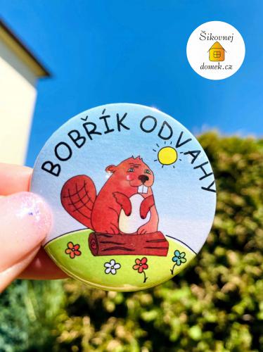 Magnet pr.5cm. BOBK ODVAHY