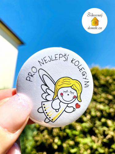 Magnet pr.5cm- PRO NEJLEP KOLEGYNI, andl